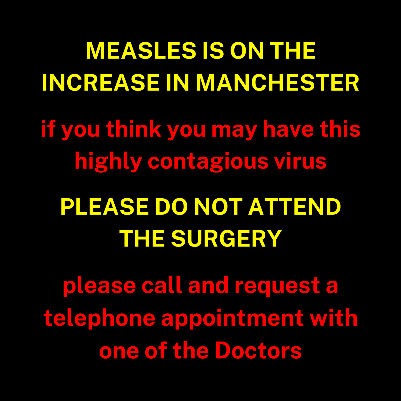 Measles is on the increase
