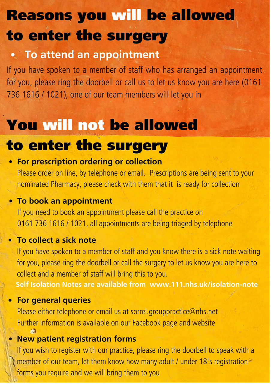 Entry to the Practice