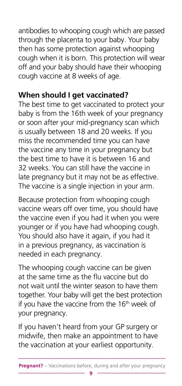 Pregnant Immunisations p8